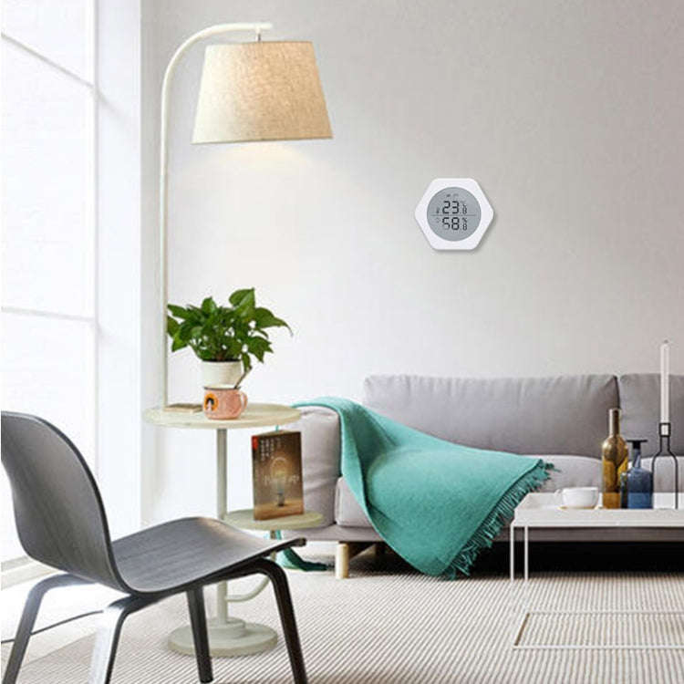 LQ-WS1 Tuya Smart Home Indoor Wireless Control Temperature And Humidity Sensor