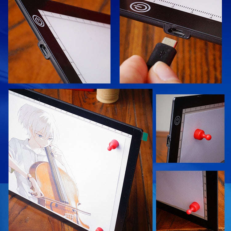 Copy Station Anime Drain Station LED Copy Board With Magnetic Suction Light Board Drawing Plate W...