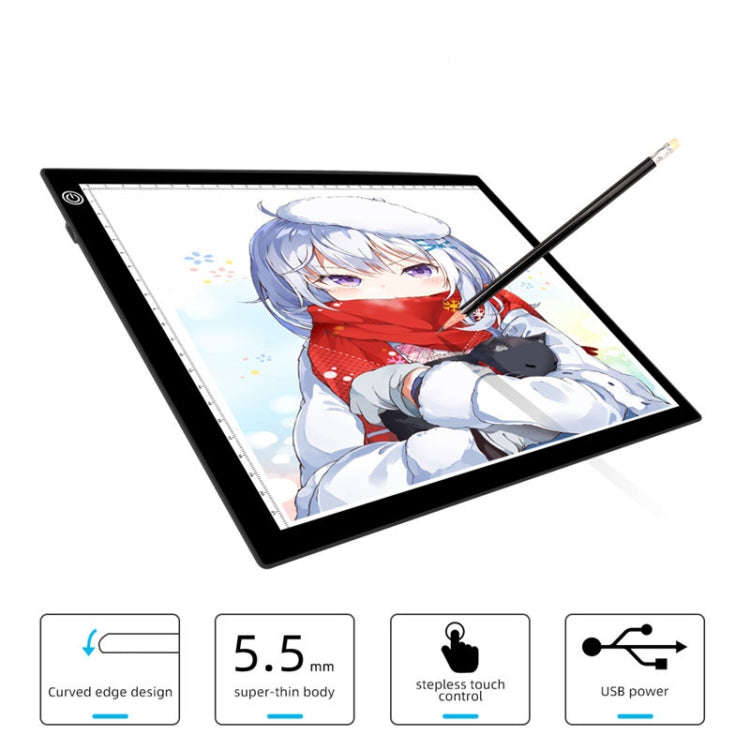 Copy Station Anime Drain Station LED Copy Board With Magnetic Suction Light Board Drawing Plate W...