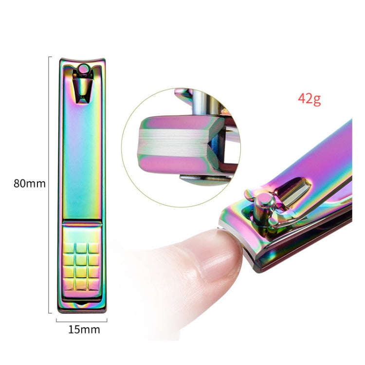 4 In 1 FABIYAN Color Titanium Nail Art Tool Set Dead Skin Shears Steel Push Nail File Pliers
