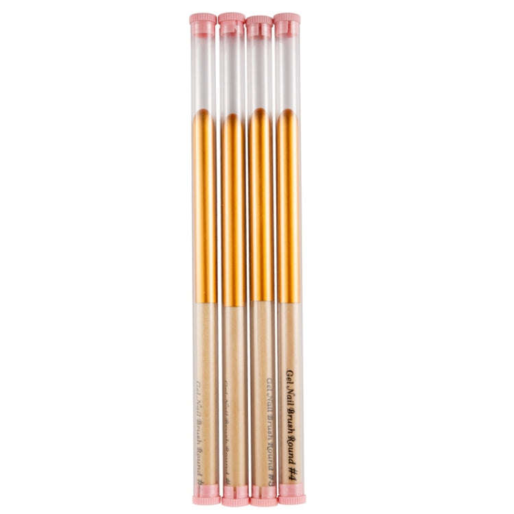 Nail Art Pen Nail Round Head Phototherapy Pen Painted Pen Brush Beauty Brush(Number 5)