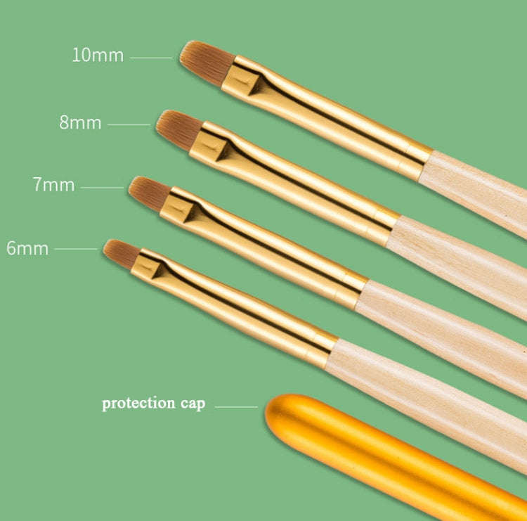 Nail Art Pen Nail Round Head Phototherapy Pen Painted Pen Brush Beauty Brush(Number 3)