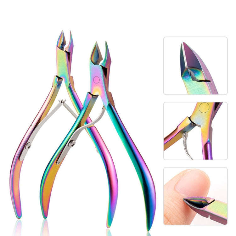 7 in 1 Nail Tools Color Titanium Nail Care Tools(Color Titanium Nude)