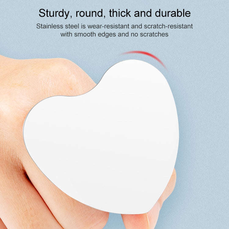 Beauty Makeup Stainless Steel Ring Palette Painted Palette Nail Set, Specification: Large Square