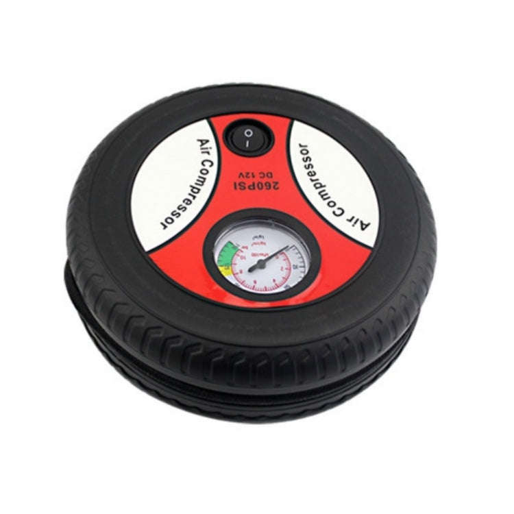 DC12V 12A Car Portable Air Pump Electric Car Tire Pump, Specification 25-cylinder Tire Inflata...