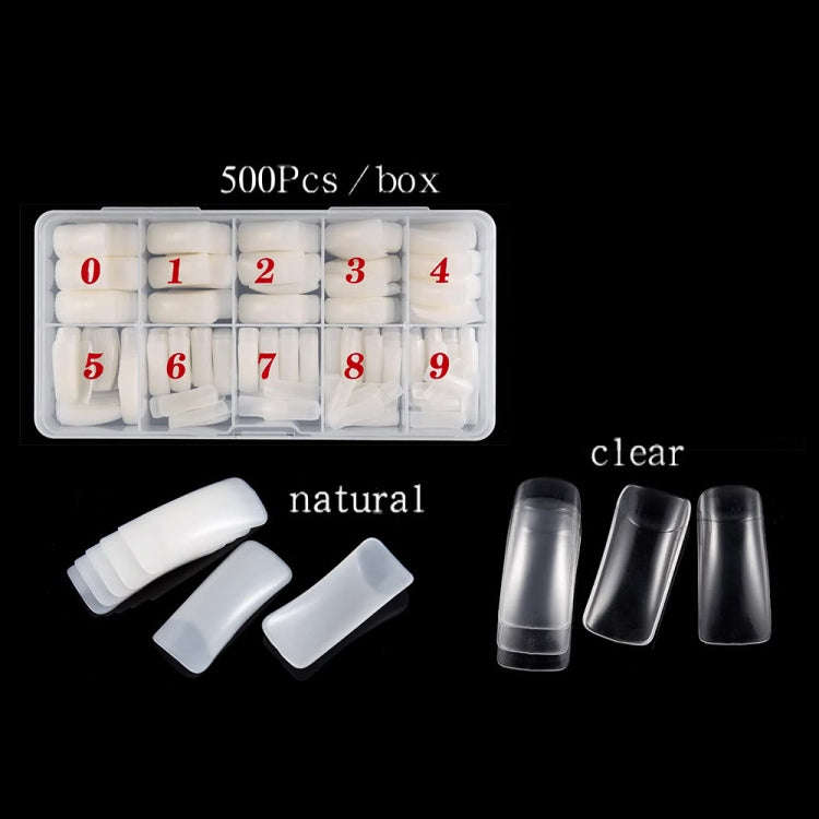 Manicure Tool  Set Fingernails Word Cut Set, Specification: Natural Semi-post