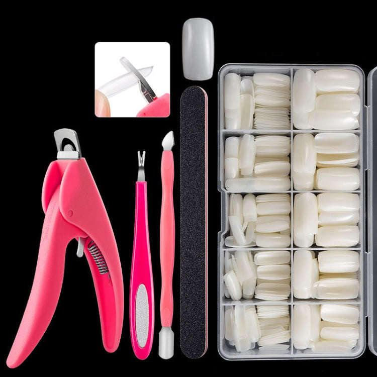 Manicure Tool  Set Fingernails Word Cut Set, Specification: Natural Full Post