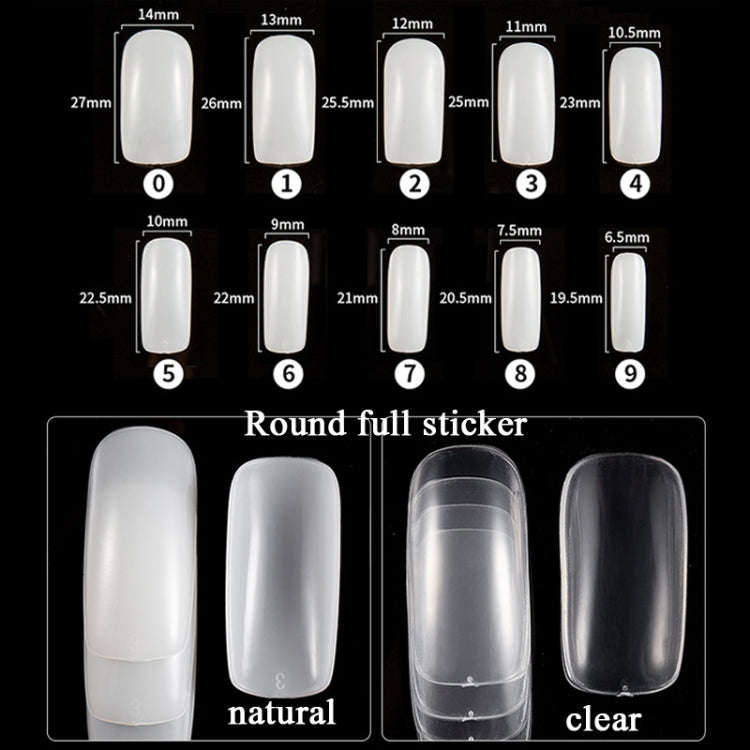 Manicure Tool  Set Fingernails Word Cut Set, Specification: Natural Full Post