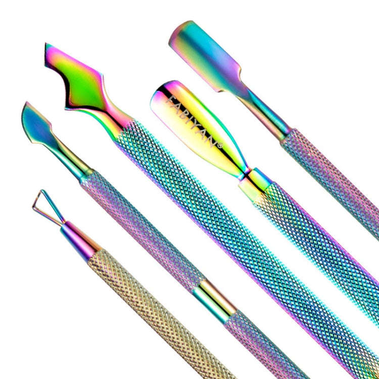 FABIYAN Nail Art Scissors Set Stainless Steel Nail Clippers Dead Skin Scissors Remover Steel Push...