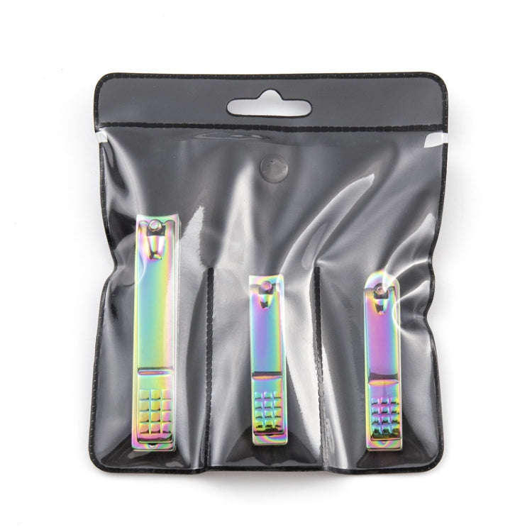 10 PCS Black Color Titanium Nail Shear Exfoliating Manicure Tool, Specification: Small Flat (Black)