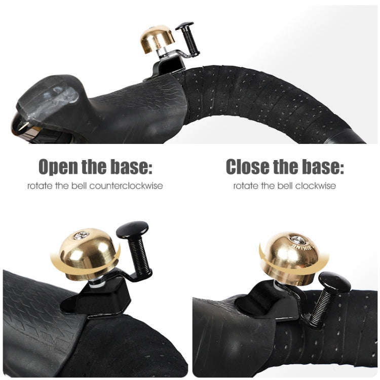 West Biking Bike Bell Road Bike Dedicated Super-Ring Copper Bell(Copper)