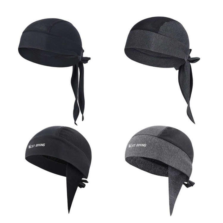 West Biking Summer Ice Silk Pirate Cap Riding Cap Men And Women  Outdoor Windproof Sunscreen Head...
