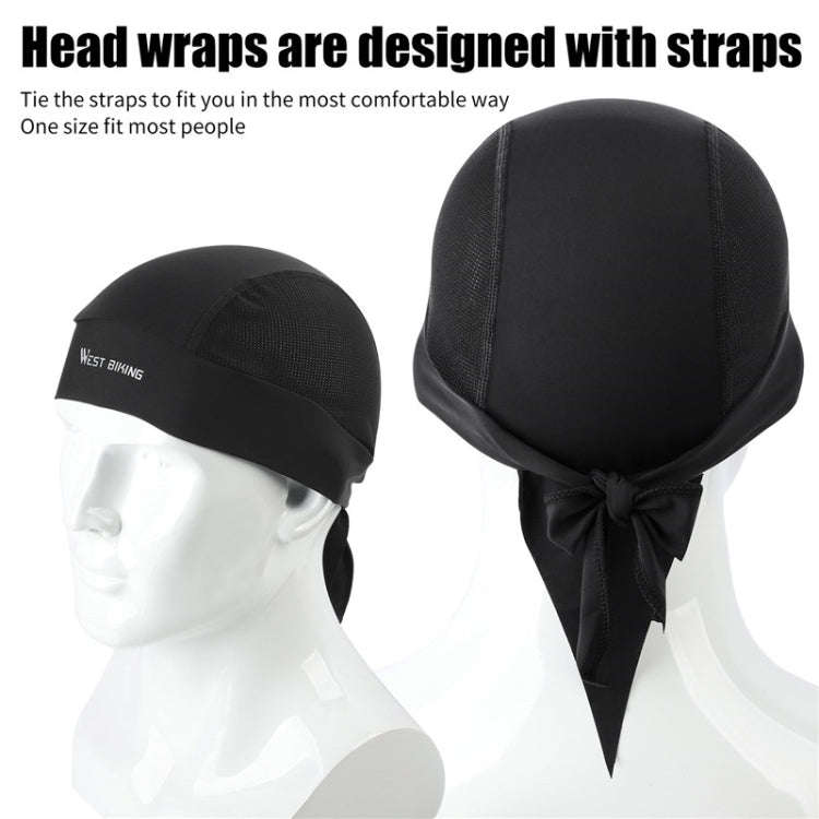 West Biking Summer Ice Silk Pirate Cap Riding Cap Men And Women  Outdoor Windproof Sunscreen Head...