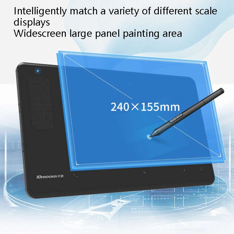 10Moons  G12 Digital Board Can Be Connected To Mobile Phone Hand Drawn Board Computer Painting Bo...