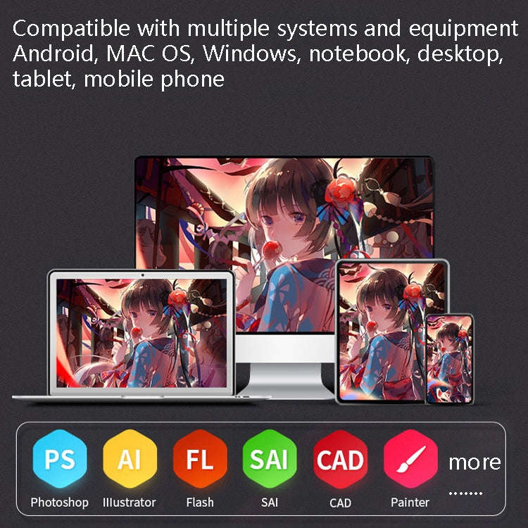 10Moons  G12 Digital Board Can Be Connected To Mobile Phone Hand Drawn Board Computer Painting Bo...
