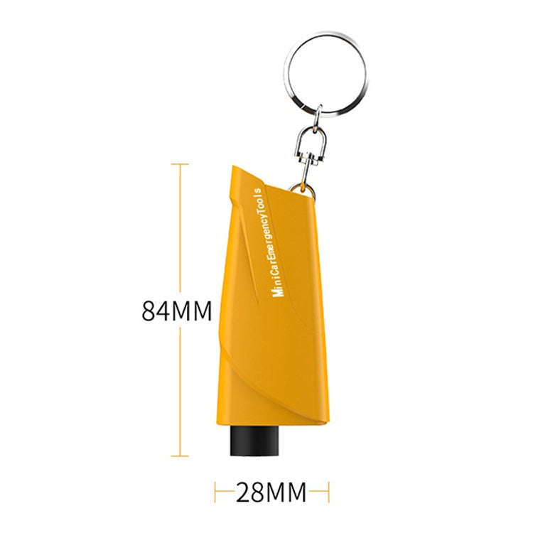 Car Safety Hammer Escapes Trapped Window Broken Device(Black)