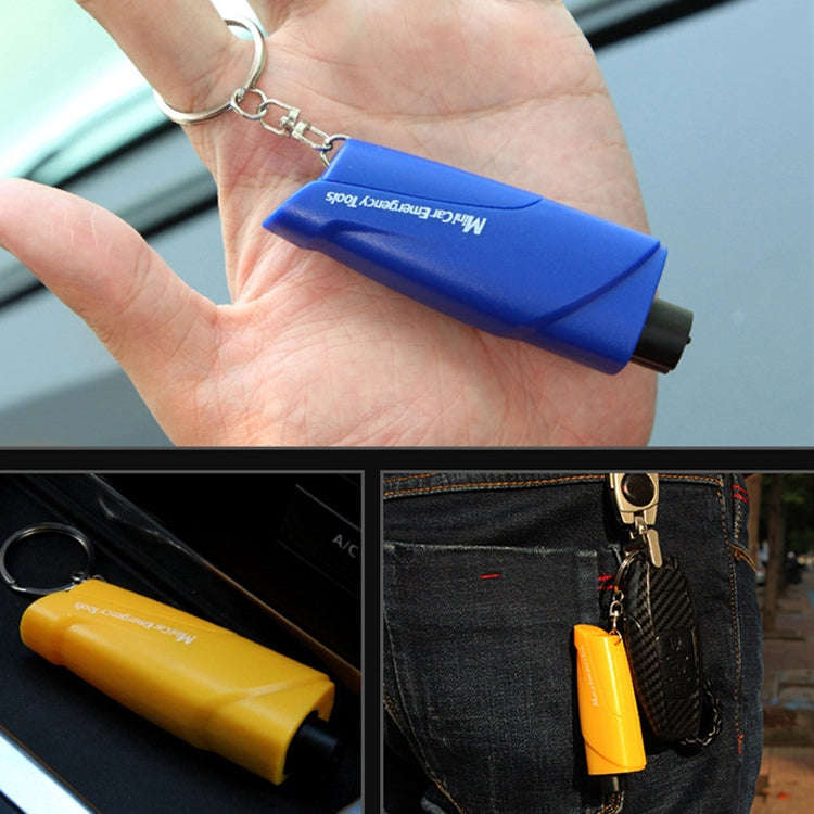 Car Safety Hammer Escapes Trapped Window Broken Device(Green)