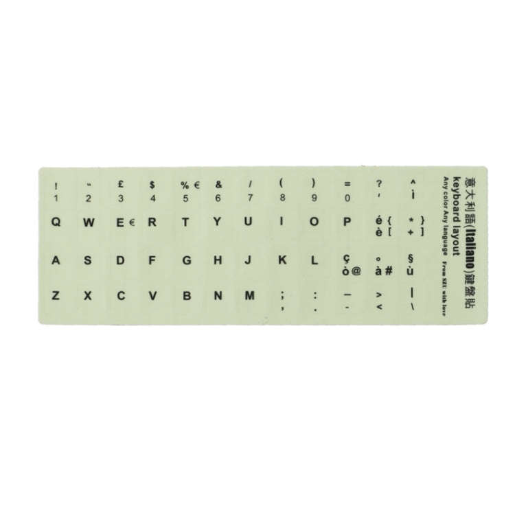 3 PCS Luminous Keyboard Stickers Notebook Desktop Computer Keyboard Stickers(Italian)