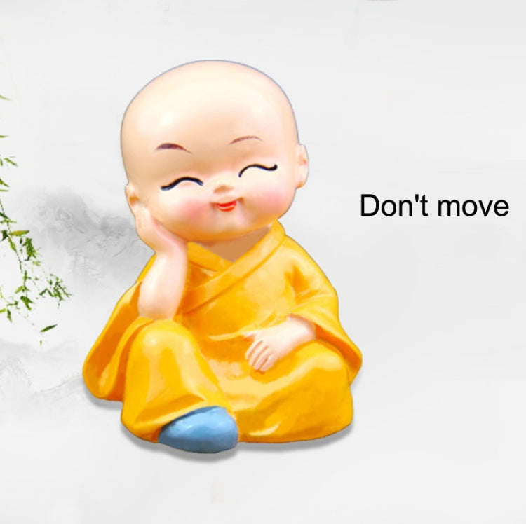 In Car Cute Four Little Monks Ornaments Car Interior Decorations Specification Not Swing