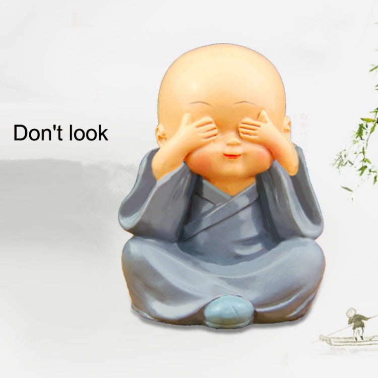 In Car Cute Four Little Monks Ornaments Car Interior Decorations Specification Not Swing
