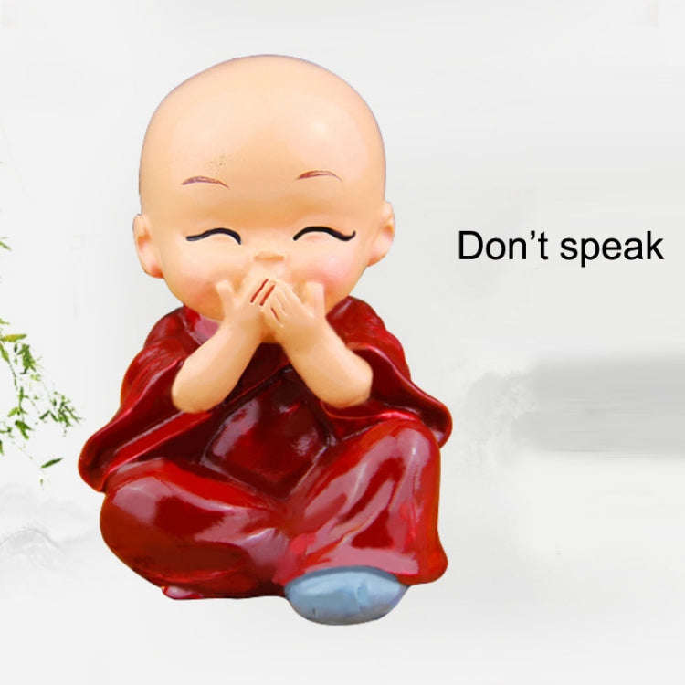 In Car Cute Four Little Monks Ornaments Car Interior Decorations Specification Not Swing