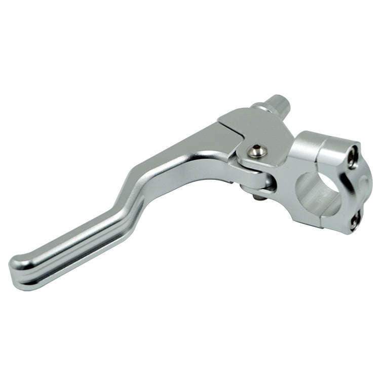 ATV Clutch Hand Brakes CNC Aluminum Alloy 22mm Handle Holder Universal Handbrake(Silver)