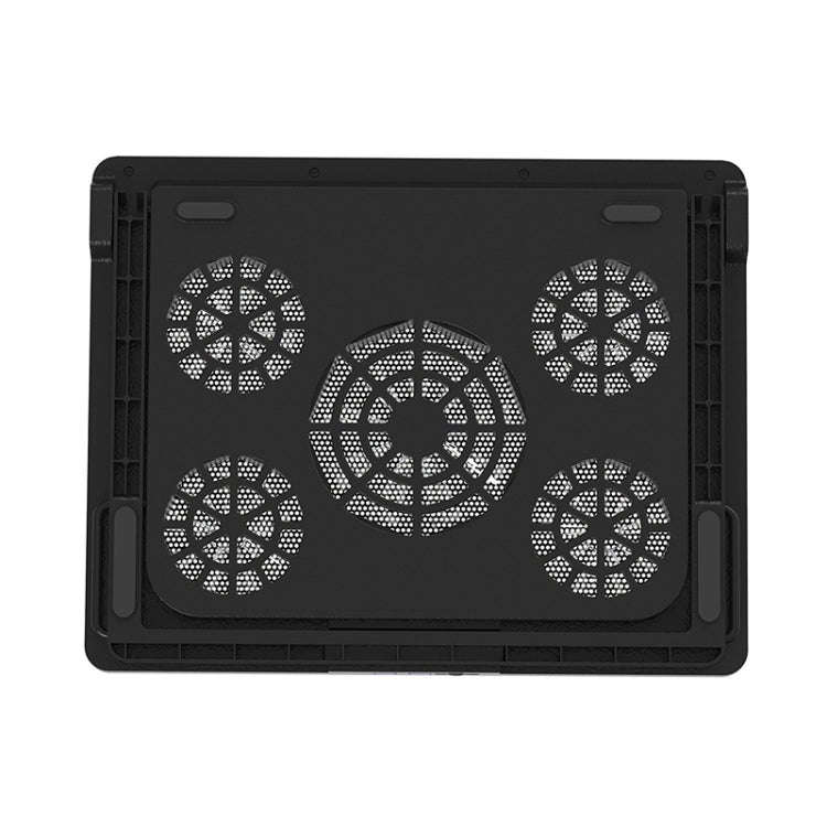 NUOXI S500 Double Switch Control Laptop Radiator Five-Fan Multi-Angle Adjustment Computer Base wi...