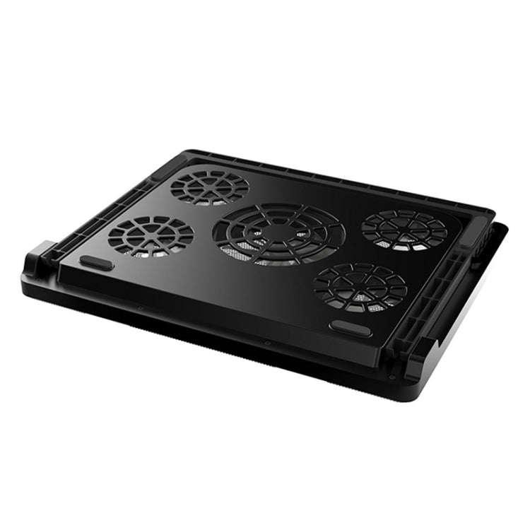NUOXI S500 Double Switch Control Laptop Radiator Five-Fan Multi-Angle Adjustment Computer Base wi...