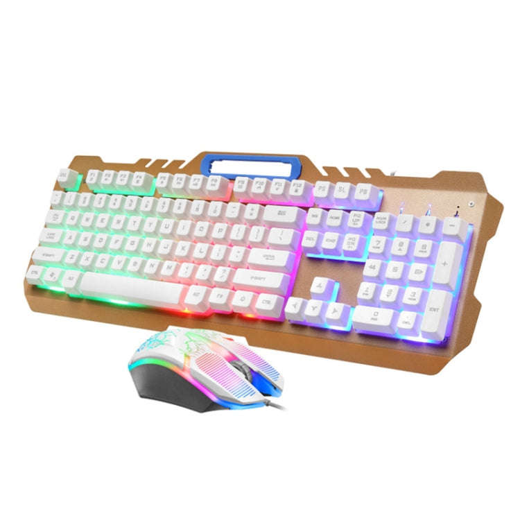 LIMEIDE T21 104Keys Wired Gaming Backlit Computer Manipulator Keyboard and Mouse Set, Cable Lengt...