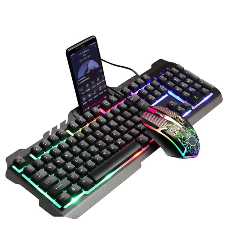 LIMEIDE T21 104Keys Wired Gaming Backlit Computer Manipulator Keyboard and Mouse Set, Cable Lengt...