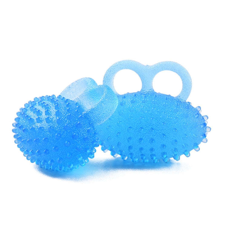 2 PCS TPR Grip Ball Rehabilitation Hemiplegia Stroke Massage Finger Ball, Specification: Two Finger
