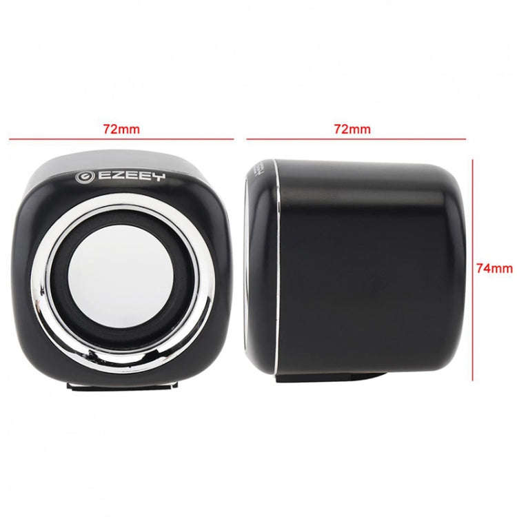 YEEZE A1 Multimedia USB2.0 Desktop Speaker Mini Computer Notebook Speaker(White Green)