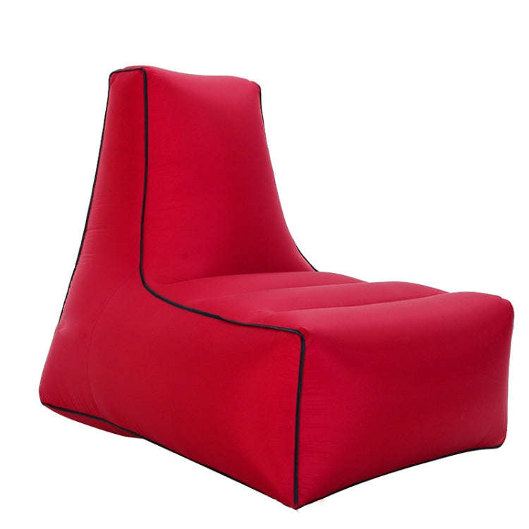 BB1082 Inflatable Sofa Inflatable Bed Outdoor Folding Portable Air Sofa Size: 70 x 65 x 60cm(Wine...