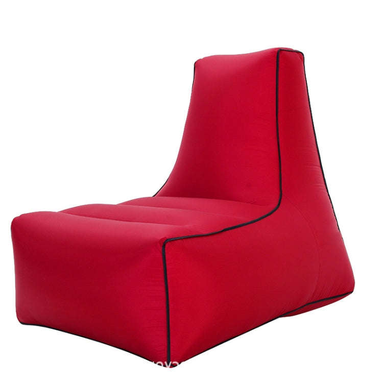 BB1082 Inflatable Sofa Inflatable Bed Outdoor Folding Portable Air Sofa Size: 70 x 65 x 60cm(Wine...