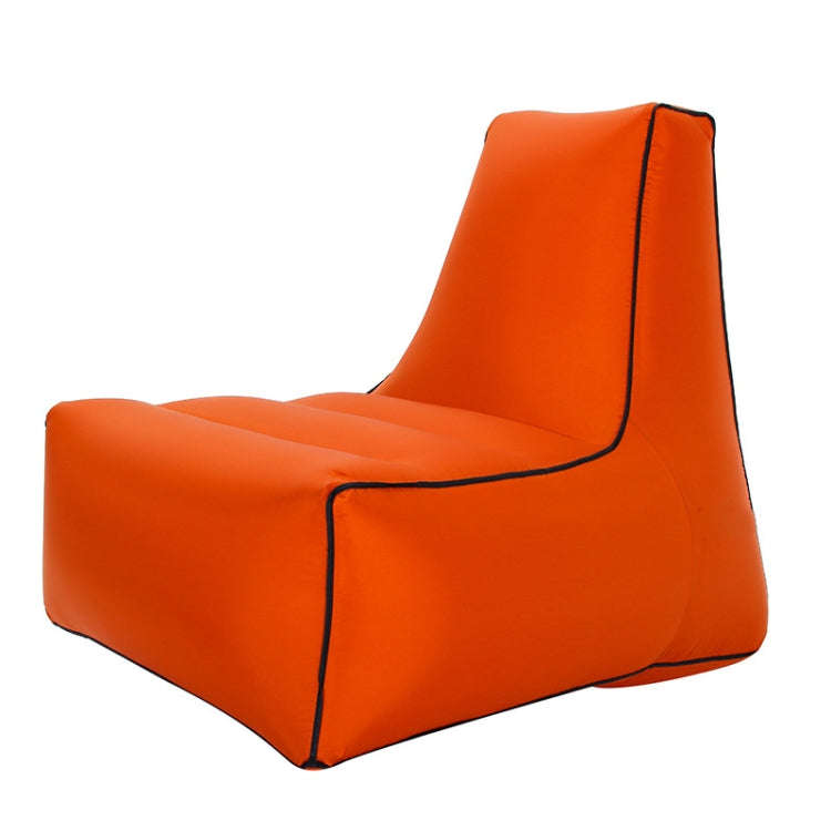 BB1082 Inflatable Sofa Inflatable Bed Outdoor Folding Portable Air Sofa Size: 100 x 90 x 80cm(Ora...