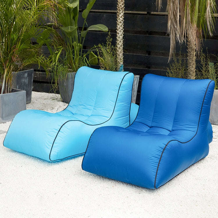 BB1803 Foldable Portable Inflatable Sofa Single Outdoor Inflatable Seat, Size: 70 x 60 x 55cm(Ora...