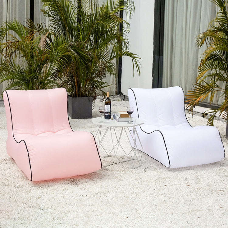 BB1803 Foldable Portable Inflatable Sofa Single Outdoor Inflatable Seat, Size: 70 x 60 x 55cm(Ora...