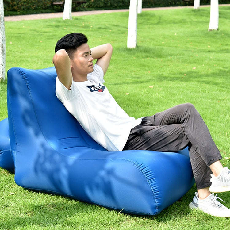 BB1803 Foldable Portable Inflatable Sofa Single Outdoor Inflatable Seat, Size: 70 x 60 x 55cm(Ora...