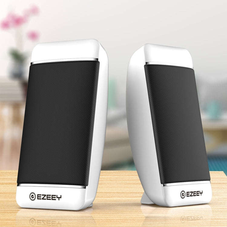 YEEZE S4 Notebook PC Mini Speaker Wired USB 2.0 Portable Speaker(White)