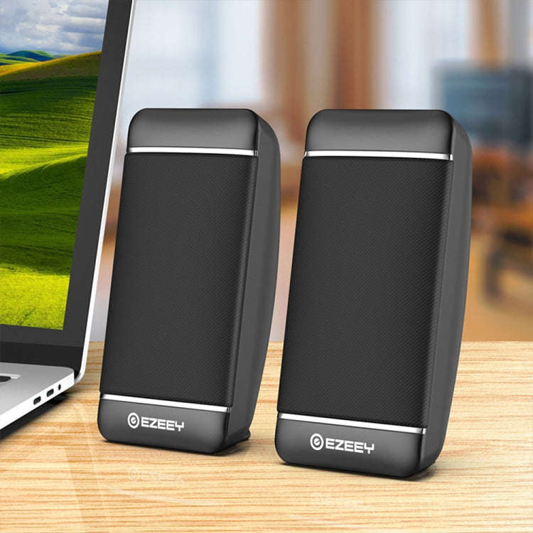 YEEZE S4 Notebook PC Mini Speaker Wired USB 2.0 Portable Speaker(Black)