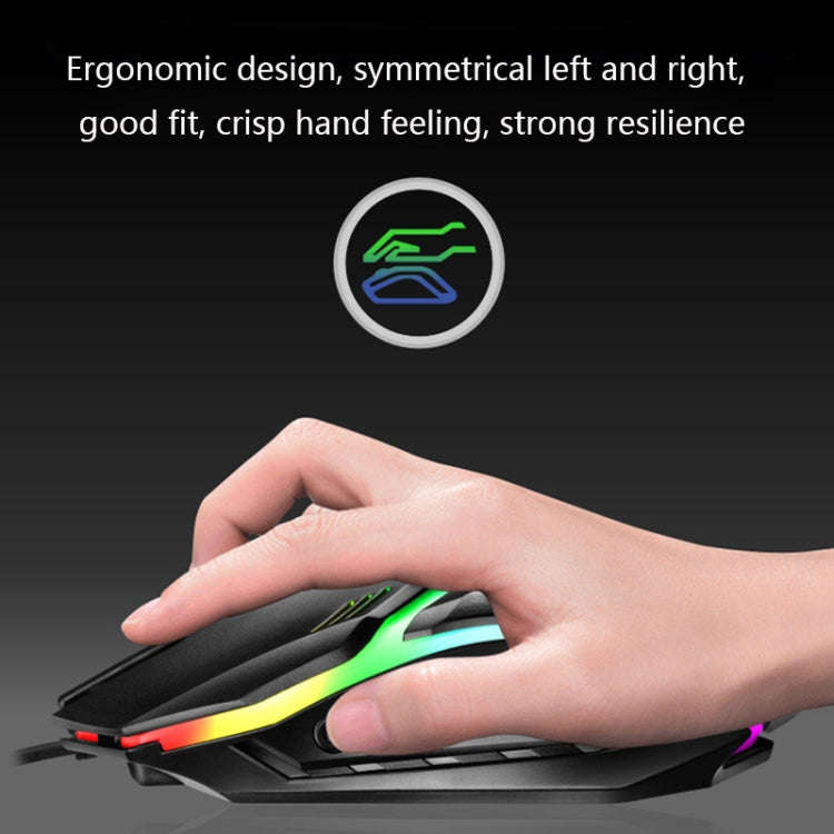 LIMEIDE GTX300 104 Keys Retro Round Key Cap USB Wired Mouse Keyboard, Cable Length: 1.4m, Colour:...