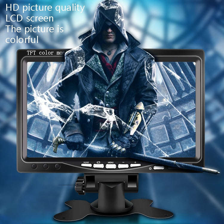 YB-CC-1 12/24V Car 7 Inch Display HD Night Vision Camera Monitoring System Truck Reverse Image, S...