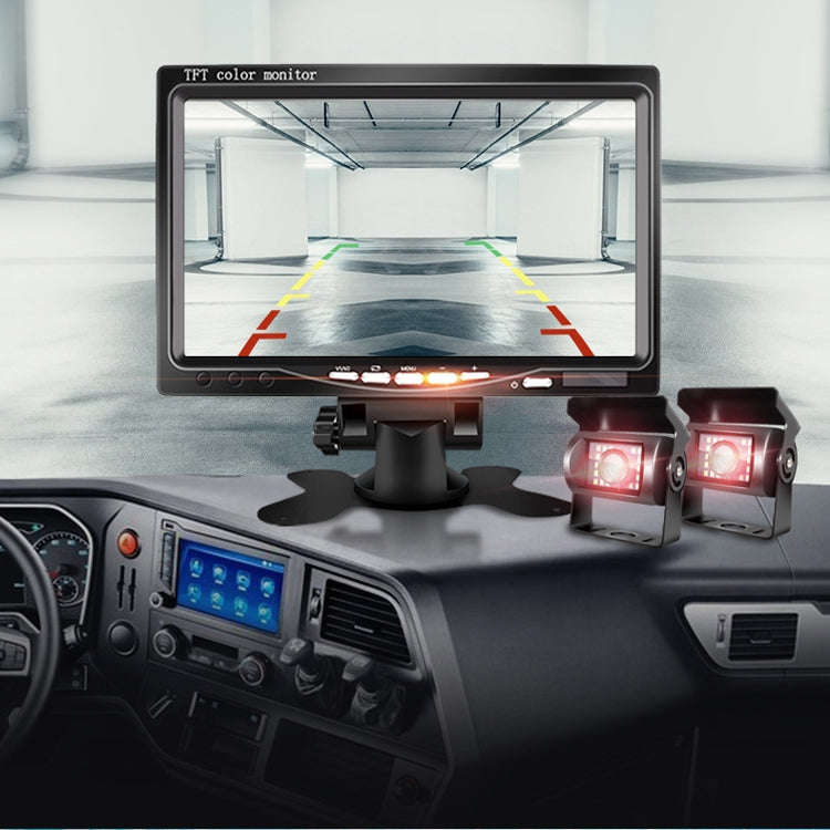 YB-CC-1 12/24V Car 7 Inch Display HD Night Vision Camera Monitoring System Truck Reverse Image, S...