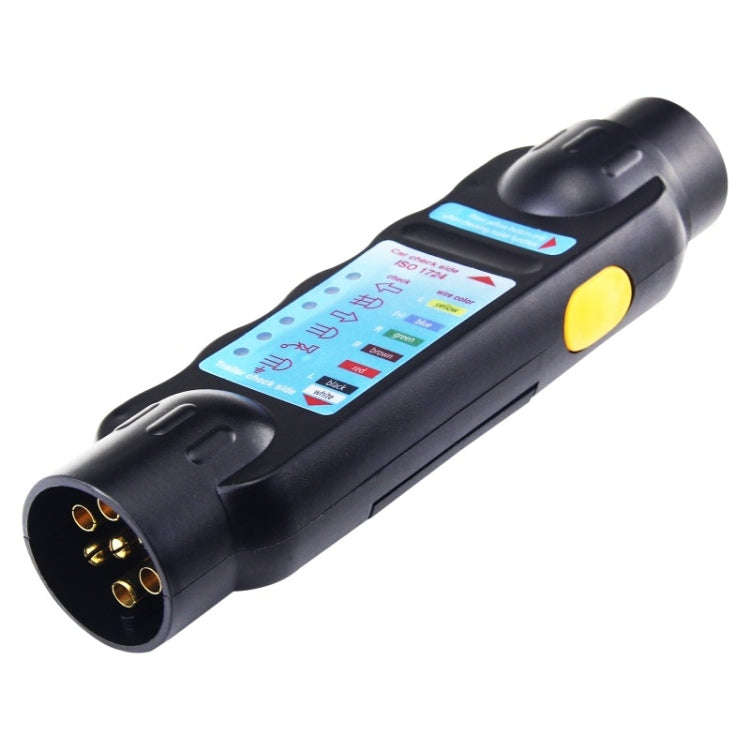 TS170E-Z 12V Car Resistance Trailer Plug Socket Trailer Tester Connector Recorder With 2 Conversi...