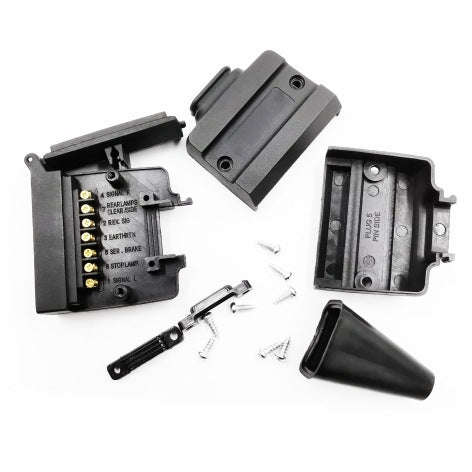 VP1120A 12P RV Trailer Plug Socket Waterproof Connector AU Plug