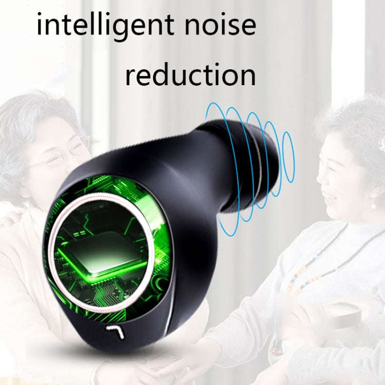 GM-305 Binaural Magnetic Rechargeable Hearing Aid Wireless Elderly Voice Amplifier(Black Red Blue)