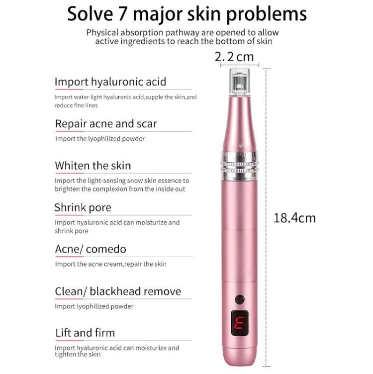 Microcrystalline Nano Electric Importer Micro-Needle Freckle Removal Beauty Instrument, Colour: R...