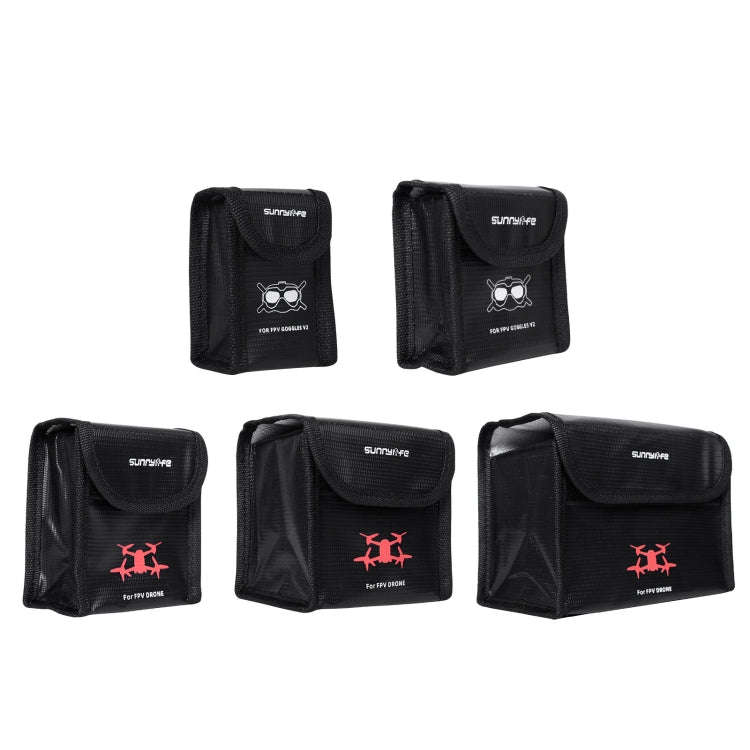 For DJI FPV Glasses Battery Sunnylife FV-DC261 Battery Explosion-proof Bag