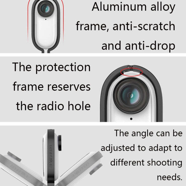 Sunnylife IST-Q9439 for Insta360 GO Metal Protective Frame with 1/4 inch Adapter & Screw