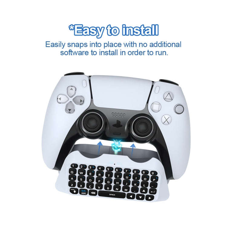 JYS-P5121 Bluetooth Wireless Handle Keyboard Can Chat Voice External Keyboard Suitable For PS5, N...